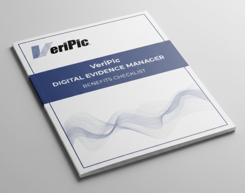 Digital Evidence Manager benefits checklist for law enforcement agencies by VeriPic